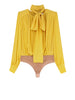 elisabetta franchi camicia casual camicia body donna cb00661e2 sun giallo 161204367