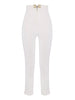 elisabetta franchi pantalone slim donna pa16361e2 avorio 161425418