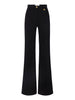 elisabetta franchi pantalone palazzo donna pj23n61e2 nero 168993610