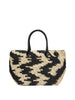 emme marella borsa shopper avorio donna 2615511032200 nero 164213974