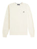 fred perry pullover pique stitch uomo k1309 ecru avorio 162095311
