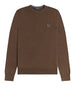fred perry pullover uomo k9601 burnt tobacco marrone 166937097