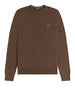 fred perry pullover uomo k9601 burnt tobacco marrone 166937097