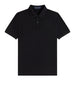 fred perry polo twin tipped uomo m12 black black nero 166729299