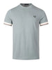 fred perry t shirt twin tipped uomo m2396 stockport blue celeste 165585030