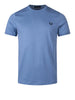 fred perry t shirt ringer uomo m3519 celeste 169314783