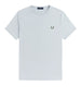 fred perry t shirt uomo m3519 dusky blue celeste 166960206