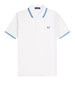 fred perry polo twin tipped uomo m3600p snwh depmn sohec bianco 169391231