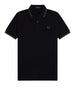 fred perry polo uomo m3600p black fieldgreen nero 168486159