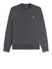 fred perry felpa uomo m7535 ancgr tnnsblyell grigio 163382067