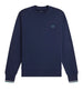 fred perry felpa uomo m7535 tnsbl snwht dpmt blu 167548850