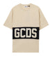 gcds t shirt uomo z0mlqc140j101 bone black beige 161913483