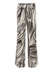 guess pantalone palazzo bastienne donna w6gb19w1972 wild escape print marrone 160835027