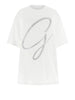 guess t shirt maxi g studs donna w6gi39k3478 pure white bianco 169375665