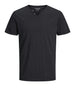 jack e jones t shirt uomo 12164972 black slim nero 162797405