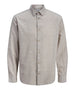 jack e jones camicia casual uomo 12289174 string grigio 166366527