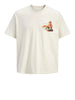 jack e jones t shirt big japan uomo 12293428 antique white red aw avorio 164044547