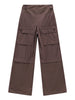 jeanne baret pantalone cargo donna 56t5116 coffee marrone 167993972