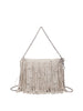 la carrie borsa pochette fringes donna 161m ky 814 syn ivory avorio 162475871