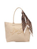liu jo borsa shopper donna va6191t546a tela beige 164133973