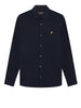 lyle scott camicia casual pique jersey uomo lw2407v dark navy blu 166020277