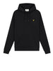 lyle scott felpa cappuccio uomo ml416vog jet black nero 168507485