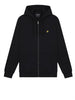lyle scott felpa zip uomo ml420vog jet black nero 163982127