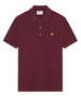 lyle scott polo uomo sp400vog burgundy bordeaux 162437245