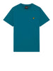 lyle scott t shirt uomo ts400vog lagoon turchese 164763821