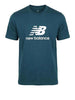 new balance t shirt uomo mt41502 medusa green verde 169616934