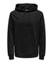 only e sons felpa cappuccio uomo 22031915 black nero 160480691