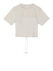 patrizia pepe t shirt donna 8m1803j387 warm ivory bianco 162480676