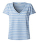 pepe jeans t shirt megan donna pl5000121 bay blue celeste 166386985