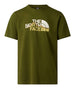 the north face t shirt mountain line uomo nf0a8gux woodland green verde 165918730