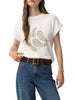 tiffosi t shirt natalie donna 10065011 star white bianco 160903989