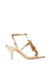 twin set sandalo donna 261tgt082 oro 168933120