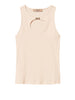twin set canotta donna 261tt2280 pearl rose rosa 166497077