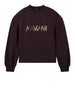 armani exchange felpa donna xw002397af13397 antagonist marrone 166690294