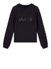 armani exchange felpa donna xw002397af13397 black nero 161532864