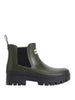 barbour stivaletto halton chelsea welly donna lrf0100 olive black verde 168815826