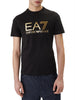 ea7 t shirt emporio armani uomo 7m001412af22264 black gold nero 169813559