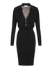 elisabetta franchi vestito midi donna am19s66e2 nero 168484949