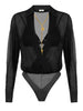 elisabetta franchi camicia casual a body donna cb00966e2 nero 161844994