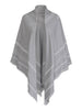 elisabetta franchi mantella melange avorio donna mt01f66e2 grigio 166279031