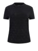 guess t shirt ss mock neck all over 4g tee donna w4bi26j1314 jet black a996 nero 163840099