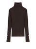 guess maglia ls tn ellie swtr donna w6br29z1417 dark coffee marrone 168356204