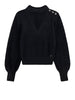 guess pullover ls chocker jaycee swtr donna w6br74z1761 jet black a996 nero 167157869