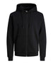 jack e jones felpa zip jcolegacy sweat scuba uomo 12249342 black nero 164792681