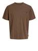 jack e jones t shirt uomo 12288897 cocoa marrone 161958926