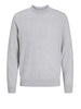 jack e jones pullover uomo 12298327 light grey melange grigio 169616321
